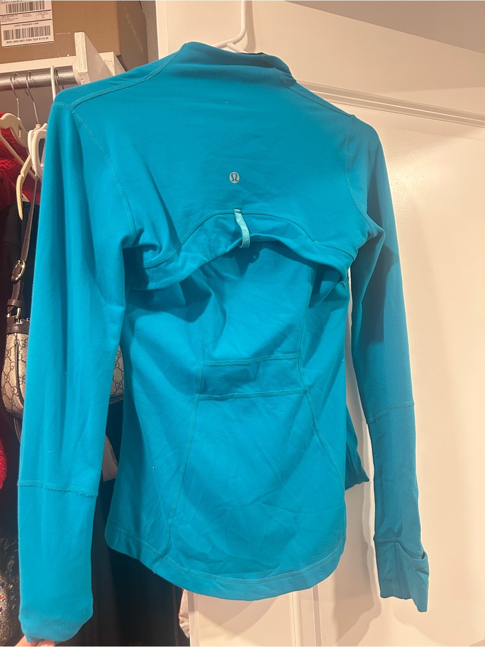 Lululemon Define Jacket — Teal/Turquoise